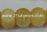 CYJ68 15.5 inches 18*25mm rondelle yellow jade beads wholesale