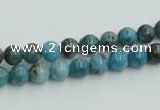 CYQ51 15.5 inches 6mm round dyed pyrite quartz beads wholesale