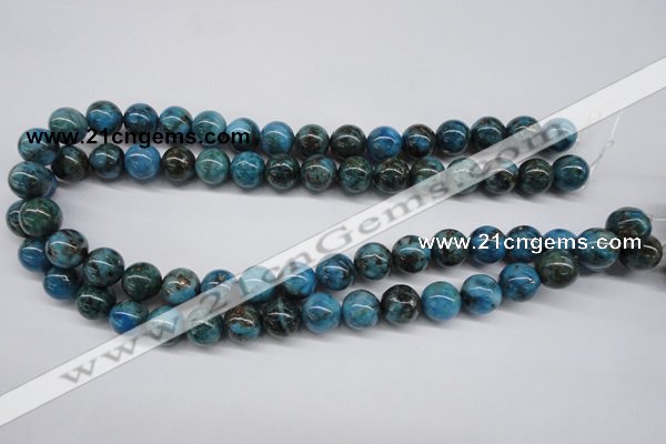 CYQ65 15.5 inches 12mm round dyed pyrite quartz beads wholesale