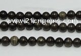 CZJ01 16 inches 4mm round zebra jasper gemstone beads Wholesale