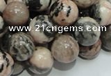 CZJ07 16 inches 14mm round zebra jasper gemstone beads Wholesale