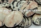 CZJ09 16 inches 18*25mm oval zebra jasper gemstone beads Wholesale