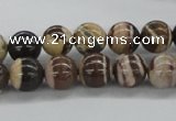 CZJ251 15.5 inches 10mm round zebra jasper beads wholesale