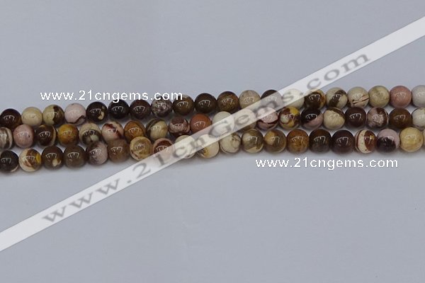 CZJ271 15.5 inches 6mm round zebra jasper beads wholesale