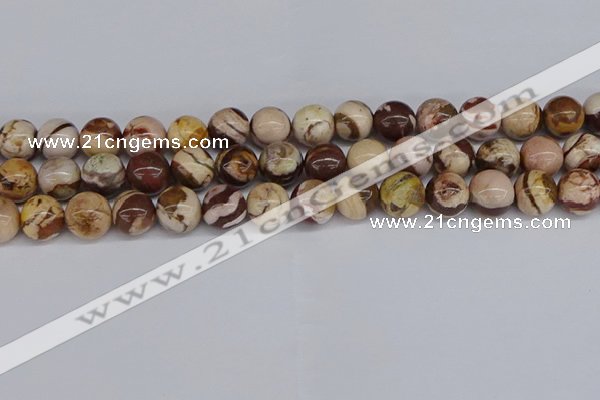 CZJ272 15.5 inches 8mm round zebra jasper beads wholesale