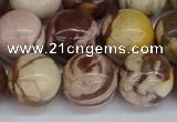 CZJ274 15.5 inches 12mm round zebra jasper beads wholesale