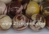 CZJ275 15.5 inches 14mm round zebra jasper beads wholesale