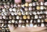 CZJ292 15.5 inches 8mm round brown zebra jasper beads wholesale