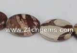 CZJ358 15.5 inches 18*25mm oval zebra jasper beads wholesale