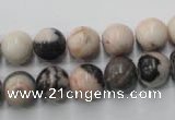 CZJ404 15.5 inches 12mm round pink zebra jasper beads wholesale