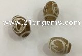 DZI300 10*14mm drum tibetan agate dzi beads wholesale