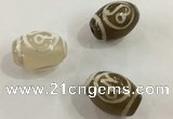 DZI306 10*14mm drum tibetan agate dzi beads wholesale