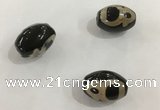 DZI333 10*14mm drum tibetan agate dzi beads wholesale