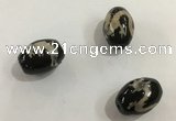 DZI345 10*14mm drum tibetan agate dzi beads wholesale