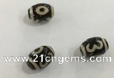 DZI354 10*14mm drum tibetan agate dzi beads wholesale