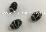 DZI357 10*14mm drum tibetan agate dzi beads wholesale