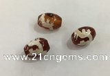 DZI390 10*14mm drum tibetan agate dzi beads wholesale