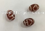 DZI391 10*14mm drum tibetan agate dzi beads wholesale