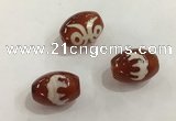 DZI393 10*14mm drum tibetan agate dzi beads wholesale