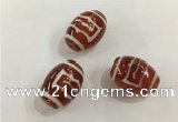 DZI395 10*14mm drum tibetan agate dzi beads wholesale