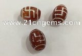 DZI399 10*14mm drum tibetan agate dzi beads wholesale