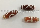 DZI447 10*30mm drum tibetan agate dzi beads wholesale