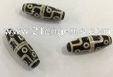 DZI476 10*30mm drum tibetan agate dzi beads wholesale