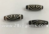 DZI480 10*30mm drum tibetan agate dzi beads wholesale