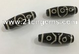 DZI488 10*30mm drum tibetan agate dzi beads wholesale