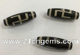 DZI489 10*30mm drum tibetan agate dzi beads wholesale