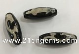 DZI491 10*30mm drum tibetan agate dzi beads wholesale