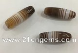 DZI531 10*28mm drum tibetan agate dzi beads wholesale