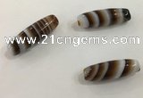 DZI532 10*28mm drum tibetan agate dzi beads wholesale