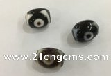 DZI537 12*16mm drum tibetan agate dzi beads wholesale