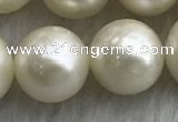 FWP127 15 inches 11mm - 12mm potato white freshwater pearl strands