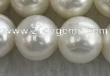 FWP129 15 inches 10mm - 11mm potato white freshwater pearl strands