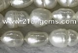 FWP165 14.5 inches 4mm - 5mm rice white freshwater pearl strands