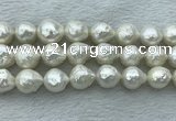 FWP361 15 inches 12mm - 13mm baroque freshwater nucleated pearl beads