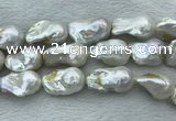 FWP368 15 inches 18mm - 22mm baroque freshwater nucleated pearl beads