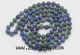 GMN526 Hand-knotted 8mm, 10mm chrysocolla 108 beads mala necklaces
