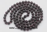 GMN530 Hand-knotted 8mm, 10mm garnet 108 beads mala necklaces