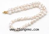 GMN7734 18 - 36 inches 8mm, 10mm faceted round Tibetan agate beaded necklaces