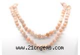 GMN8027 18 - 36 inches 8mm, 10mm sunstone 54, 108 beads mala necklaces