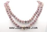 GMN8030 18 - 36 inches 8mm, 10mm lepidolite 54, 108 beads mala necklaces