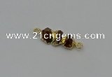 NGC5059 10*25mm - 10*35mm freeform citrine gemstone connectors