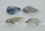 NGC56 25*35mm - 35*40mm freeform agate connectors