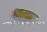 NGC5719 15*35mm - 16*45mm arrowhead citrine connectors