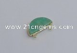 NGC5908 13*26mm moon amazonite gemstone connectors wholesale