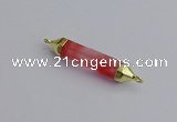 NGC5946 8*40mm tube cherry quartz connectors wholesale