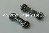 NGC6516 13*40mm hematite connectors wholesale